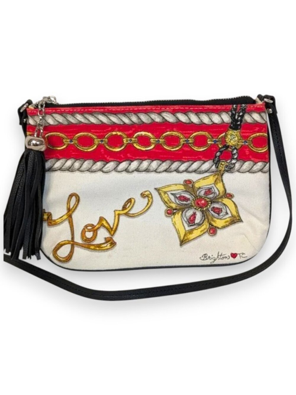 Brighton Glitter And Go Crossbody Bag Pouch